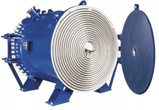 Spiral-plate-heat-exchanger